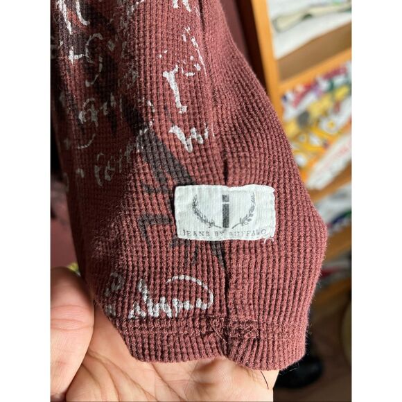 Y2K Jeans By Buffalo David AOP Thermal L/S Shirt - Picture 3 of 6